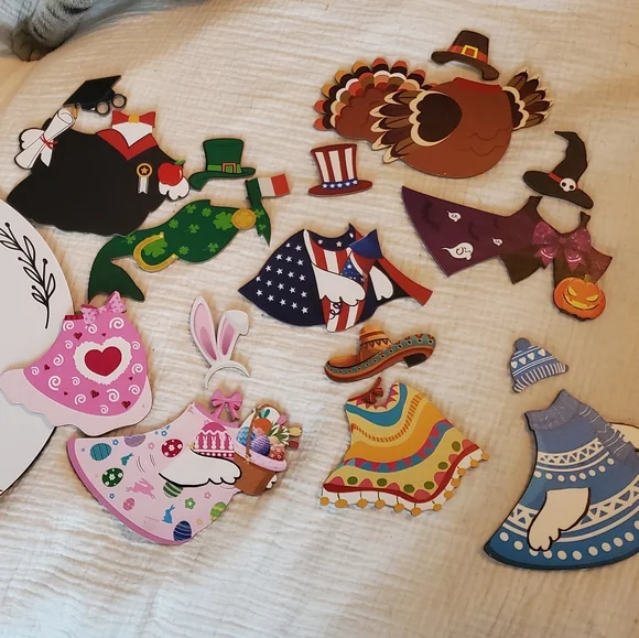 Interchangeable Goose Welcome Sign *FLAWS/MISSING PIECES - Picture 14 of 16